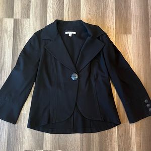 CABI Turner Black Knit Blazer Jacket. Size M